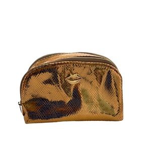 Rose Gold Colored Makeup Bag One Size